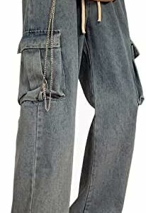 Men’s Jeans Relaxed Fit Work Pants with Cargo Pockets www.denim.fit