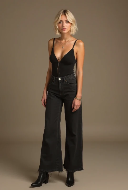 Womens Wide Leg Jeans www.denim