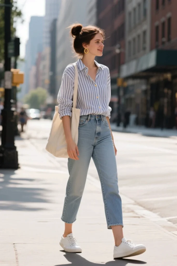 Casual Chic Capri Jeans Outfit
