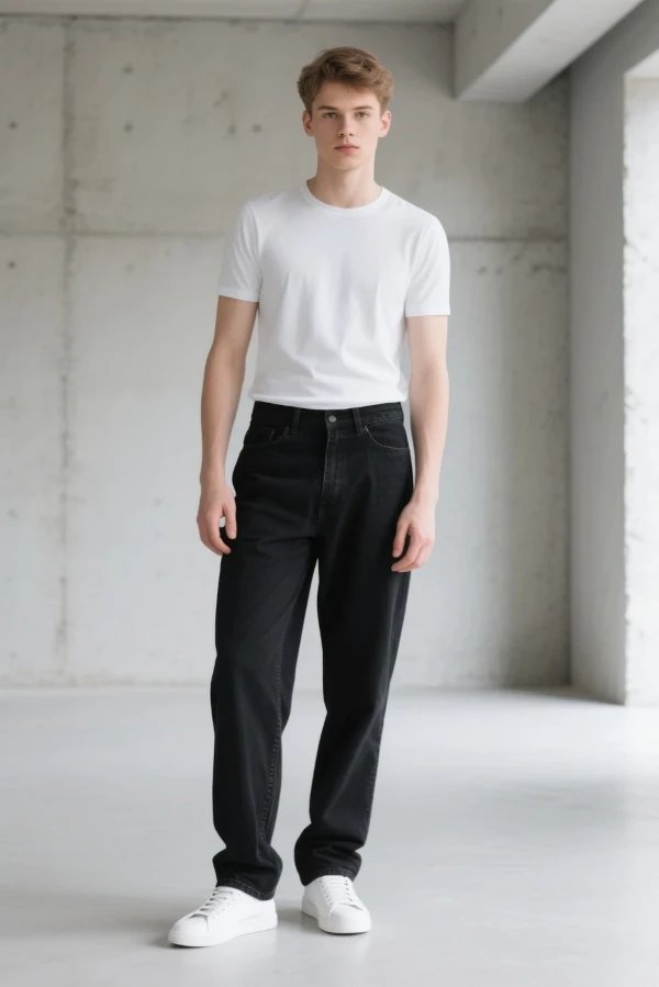 Men's Wide Leg Jeans